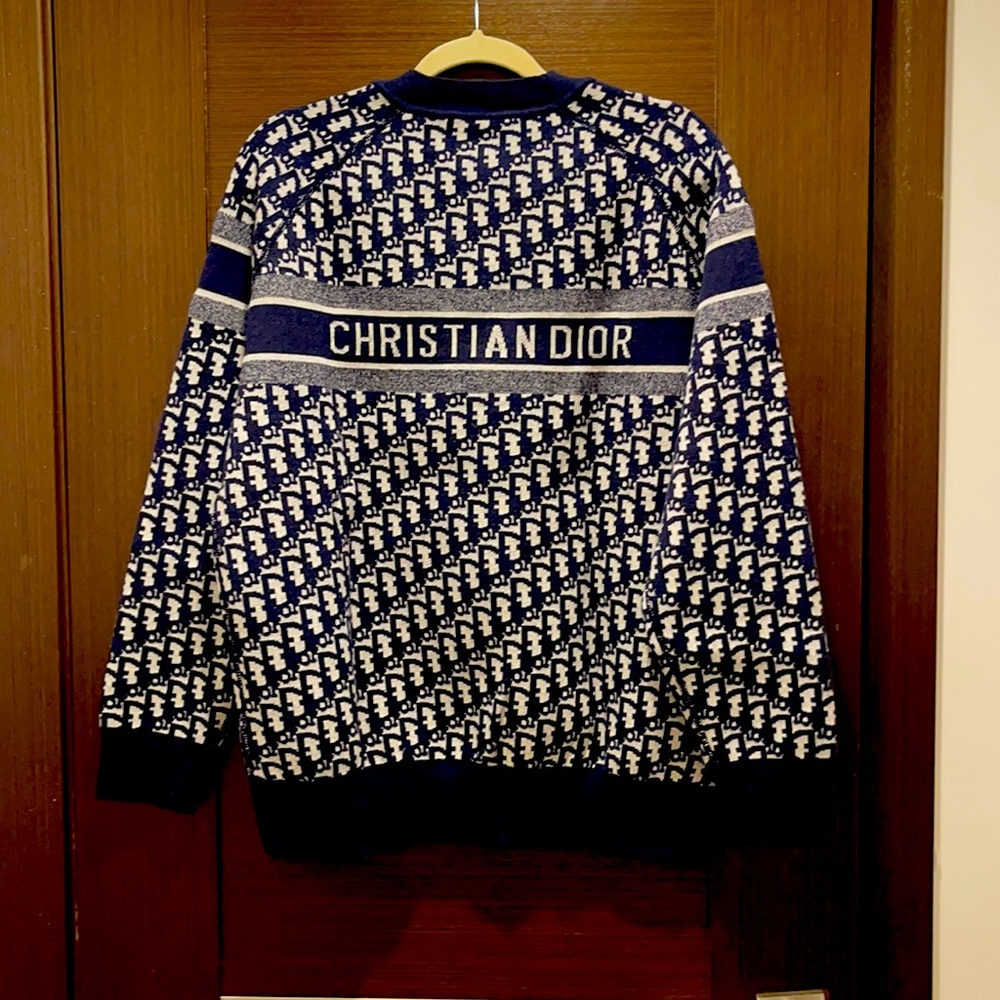 Dior Long Sleeve Sweatshirt Reverse/Double Sided Unisex